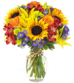 The Garden Market Flower Bouquet. An arrangement by Rennix Flowers.