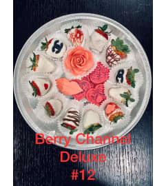 12Ct Deluxe White CHANNEL Platter. An arrangement by Bee Flowers.