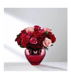 HOLD ME IN YOUR HEART ROSE BOUQUET FTD. An arrangement by Triple A Florist.