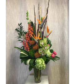 Shell Beach Floral Signature Design. An arrangement by Shell Beach Floral Design.