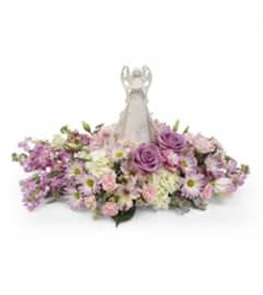An Angel's Light Memorial. An arrangement by Pretty Petals Floral Boutique.