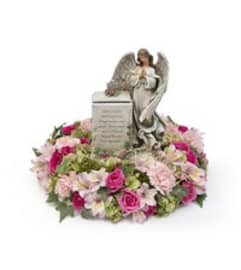 Angel Prayers With Box Memorial. An arrangement by Pretty Petals Floral Boutique.