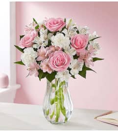 Pinks Delight. An arrangement by Flowers by Anna.