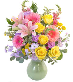 FSN- COLORFUL ARRAY. An arrangement by Erika's Flowers.