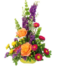 FSN-TOWER OF FLOWERS. An arrangement by Erika's Flowers.