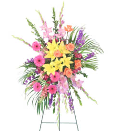 FSN UPLIFTING SENDOFF. An arrangement by Erika's Flowers.
