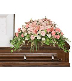 FSN-SOFTLY AT REST. An arrangement by Erika's Flowers.