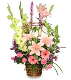 FSN-BASKET OF MEMORIES. An arrangement by Erika's Flowers.