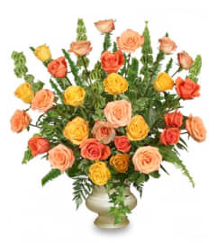 FSN-TIMELESS ROSES. An arrangement by Erika's Flowers.