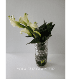 Luxurious White Calla Lilies. An arrangement by Brickell Exclusive Blooms.