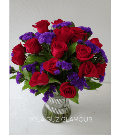 Channel Roses. An arrangement by Brickell Exclusive Blooms.