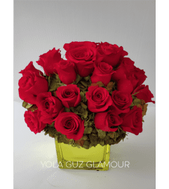 Luxurious Roses And Hydrangeas. An arrangement by Brickell Exclusive Blooms.