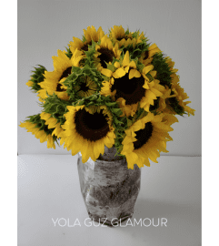 Passion Sunflowers. An arrangement by Brickell Exclusive Blooms.