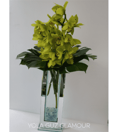 Modern Orchids Glamour. An arrangement by Brickell Exclusive Blooms.