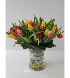 Channel Tulips. An arrangement by Brickell Exclusive Blooms.