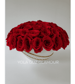 Channel Roses in White Ceramic. An arrangement by Brickell Exclusive Blooms.