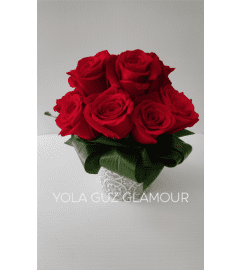 European Organic Roses. An arrangement by Brickell Exclusive Blooms.