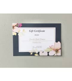 Chahna Fai and Church Street Flowers Gift Certificate. An arrangement by Chahna Fai and Church Street Flowers.