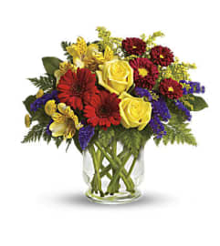 Happy Garden. An arrangement by Northwest Florist.