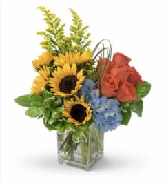 You Brighten Up My World. An arrangement by Flower Lane.