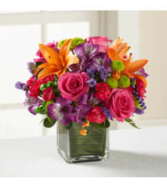 Birthday Cheer Bqt. An arrangement by Petals and Co..