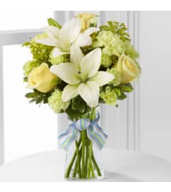 Boy-Oh-Boy Bouquet. An arrangement by Petals and Co..