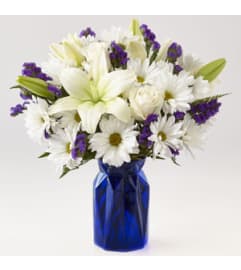 Beyond Blue Bqt. An arrangement by Petals and Co..