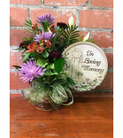 LOVING GRANDMOTHER STEPPING STONE. An arrangement by J.D. Ballantine's Flowers and Gifts.