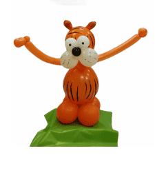 Tiger Safari Balloon Buddy. An arrangement by Balloon Bouquets Plus.