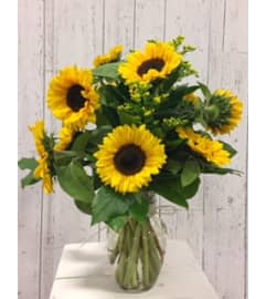Local Sunflower Arrangement. An arrangement by Avenida Flowers.