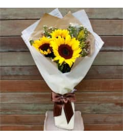 Sun-Kissed Sunflowers. An arrangement by Cambridge Flowers and Co.