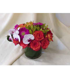 Summer Sunset for You. An arrangement by Always in Bloom Flower Shop.