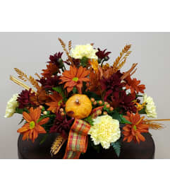 Harvest Centrepiece. An arrangement by Flowers Plus. Harvest Centrepiece. An arrangement by Flowers Plus.