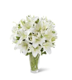 Spirited Grace™ Lily Bouquet. An arrangement by Select Flowers.
