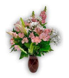 Pink Ice Bouquet. An arrangement by Shalimar Flower Shop.