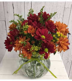 Apple cider Bouquet. An arrangement by Avenida Flowers.