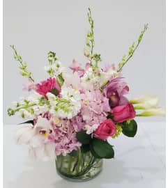 elegant orchids bqt. An arrangement by Hooray's From Hollywood Inc.