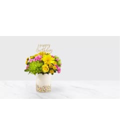 Birthday Sprinkle. An arrangement by Novak's Flower Shoppe.
