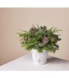 Evergreen Christmas. An arrangement by Brickell Ave Florist. Evergreen Christmas. An arrangement by Brickell Ave Florist.