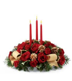 Celebration Season Centerpiece. An arrangement by Elegant Florist.