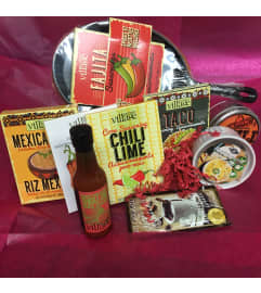 Fajita Gift Basket. An arrangement by Stephanie's Floral.