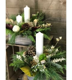 Donato's Holiday Glow. An arrangement by Donato's Floral.