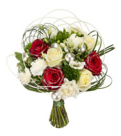Christmas Spark Bouquet. An arrangement by Cambridge Flowers and Co. Christmas Spark Bouquet. An arrangement by Cambridge Flowers and Co.