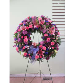 Everlasting Legacy Wreath. An arrangement by Floral Images.