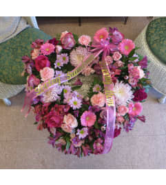 Cherished Shades of Pinks. An arrangement by Floral Images.