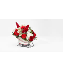 Dash Through The Snow by FTD. An arrangement by Hooray's From Hollywood Inc.