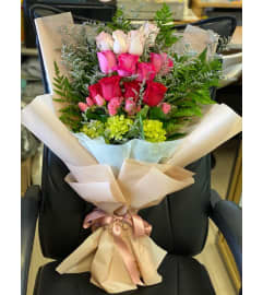 Hello my love. An arrangement by Flamingo Floral and Gifts.