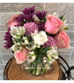 Springing up flowers. An arrangement by Consider the Lilies.
