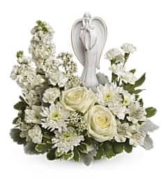 TF Guiding Light Angel Arrangement. An arrangement by Nicol Florist.