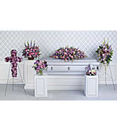 The Lavender Tribute Collection. An arrangement by Flowers of Jacksonville.